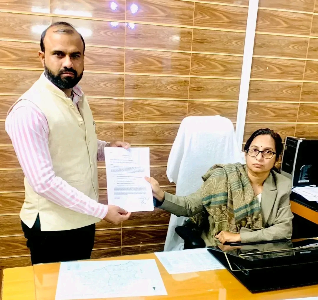 आम आदमी पार्टी नेता तैयब मेहराब खान ने सौंपा ज्ञापन, जनसुरक्षा को बताया सर्वोपरि