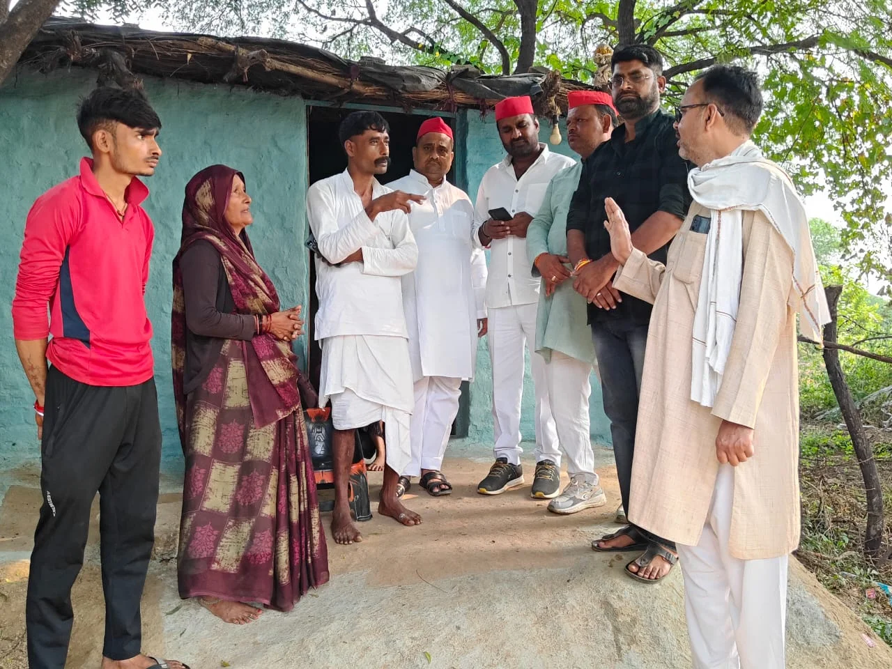 न्याय दिलाने का दिया भरोसा