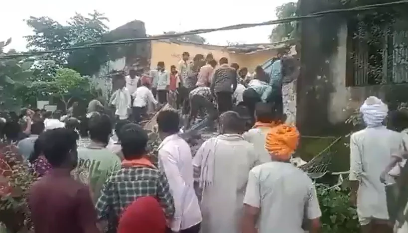 पीपलोदी में सरकारी स्कूल की छत गिरने से दर्दनाक हादसा