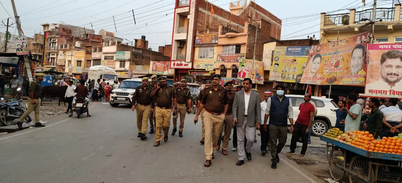 संवेदनशील स्थलों का किया गया निरीक्षण पुलिस अधीक्षक उपजिला अधिकारी के द्वारा