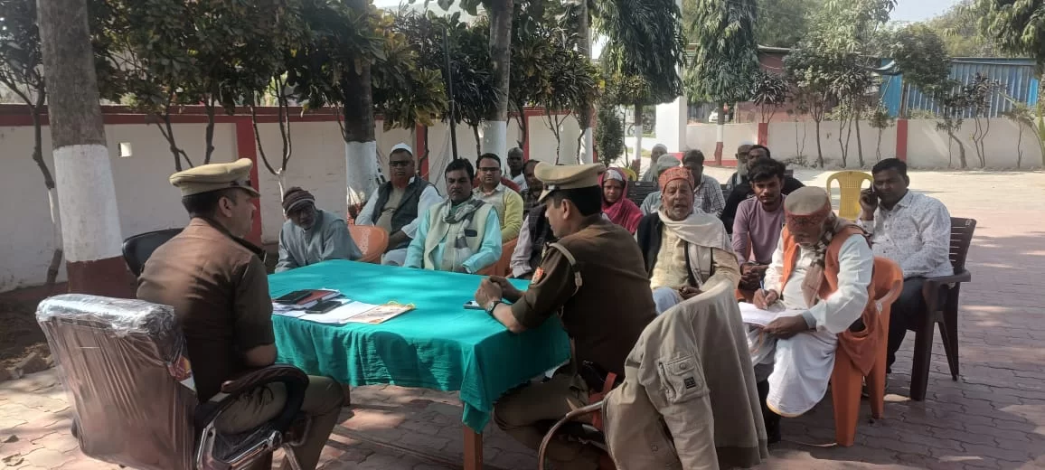 थाना प्रभारी ने शांति व्यवस्था बनाने की कीयाअपील