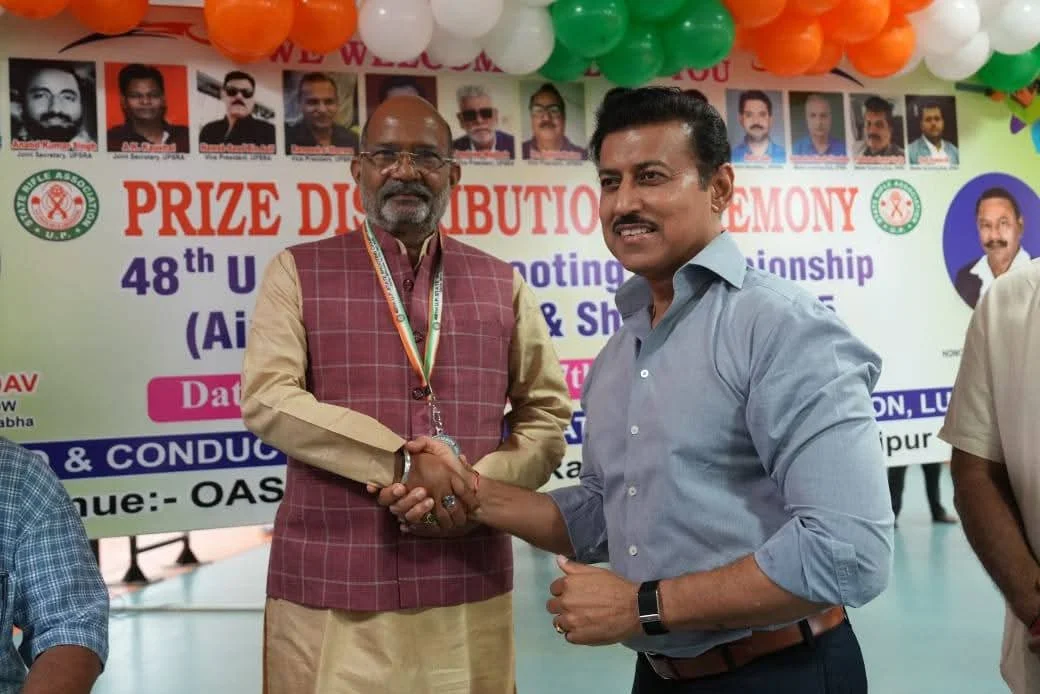 जयपुर में आयोजित 48वीं यूपी स्टेट शूटिंग चैम्पियनशिप में 50 मीटर प्रोन.22 राइफल सीनियर कैटेगरी में दिलाया महसी को गौरव