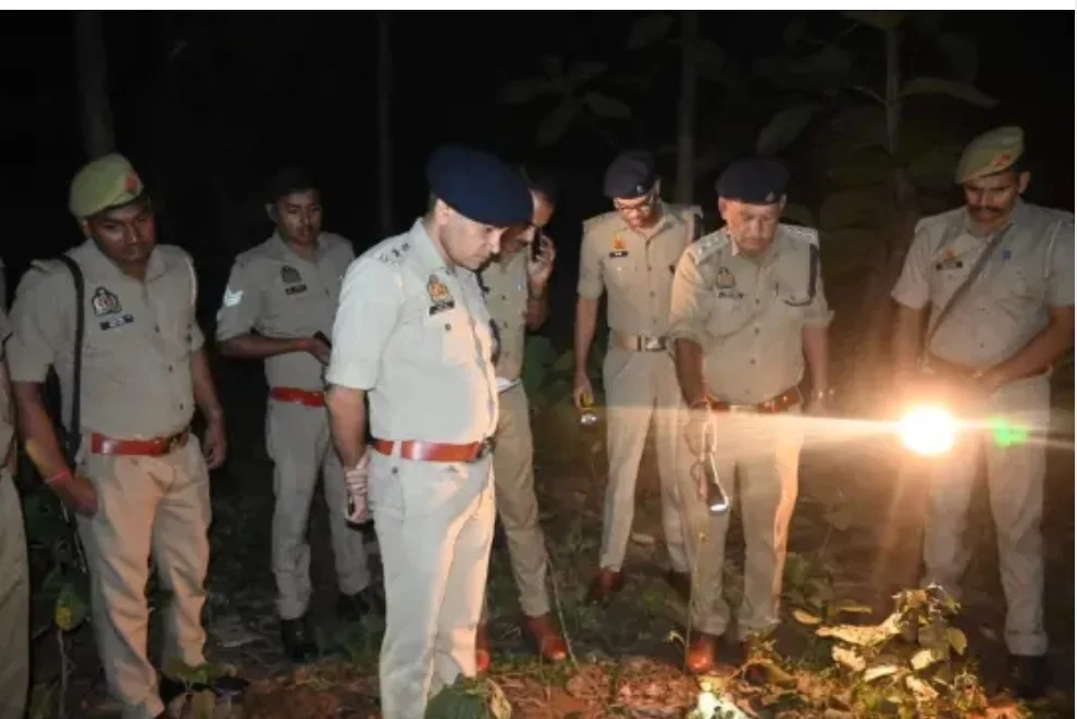 एसपी ने लिया घटना स्थल का जायजा