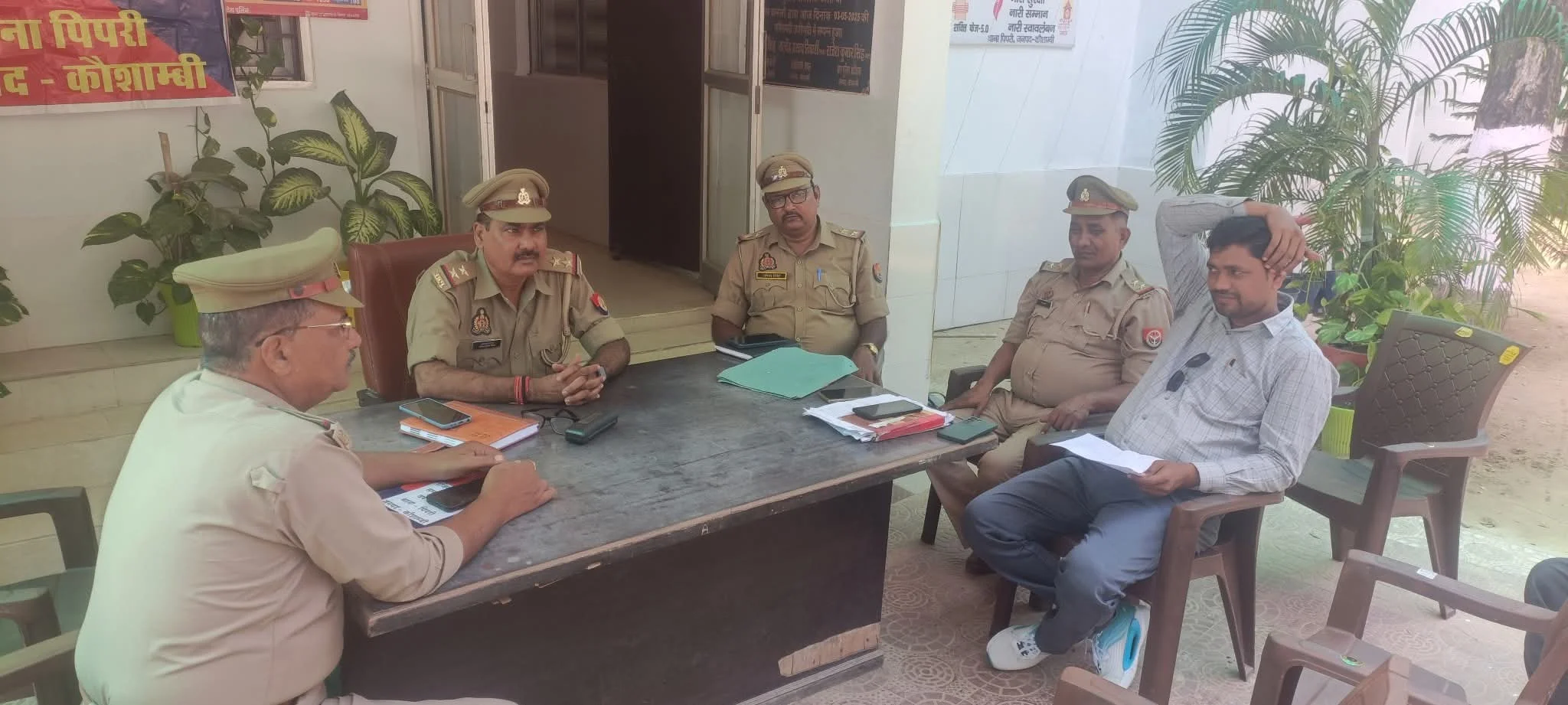 पिपरी थाने में जनसुनवाई, राजस्व और पुलिस टीम ने मिलकर सुलझाए कई विवाद