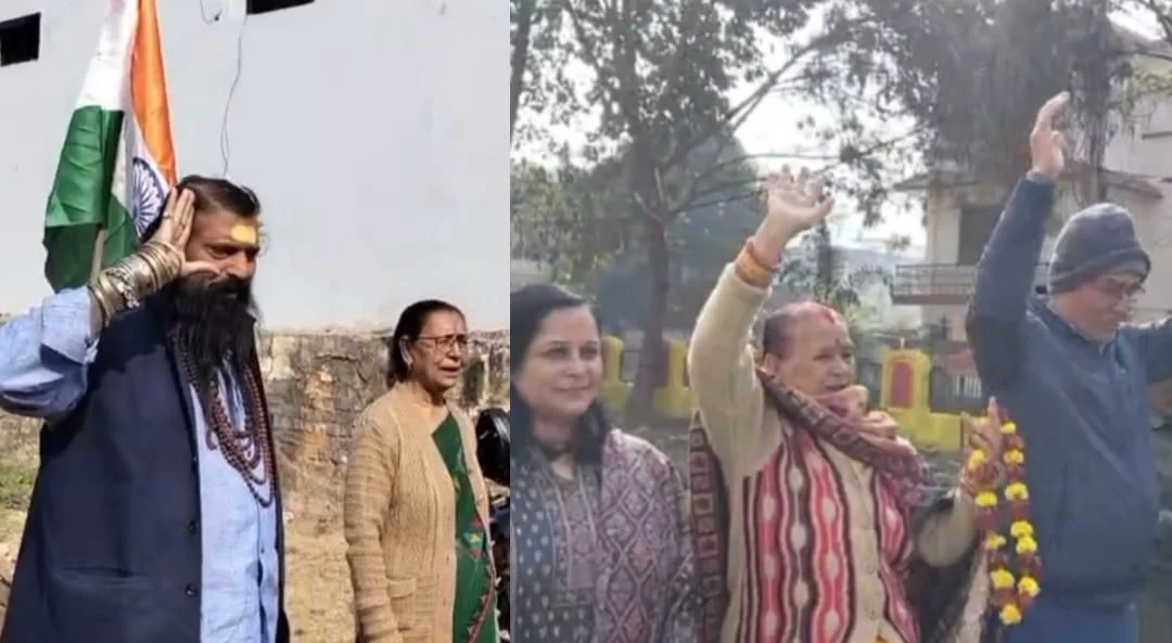 जिलाध्यक्ष ने किया ध्वजारोहण