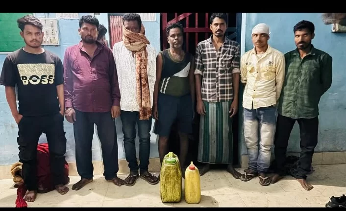 विशेष समकालीन अभियान के दौरान ललिशिगिया, बाबुरबन्न और फलका बाजार क्षेत्र में पुलिस की सख्त कार्रवाई