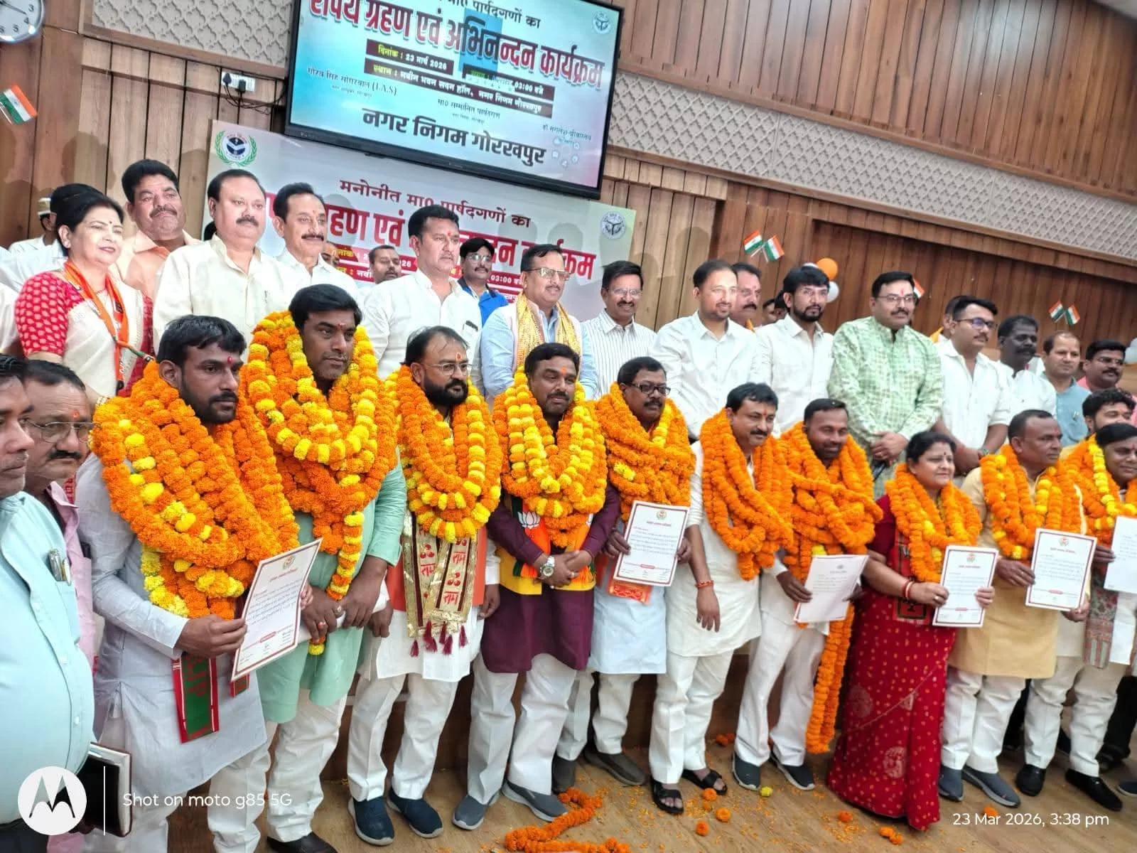 शहर को स्वच्छ व विकसित बनाने का भरोसा