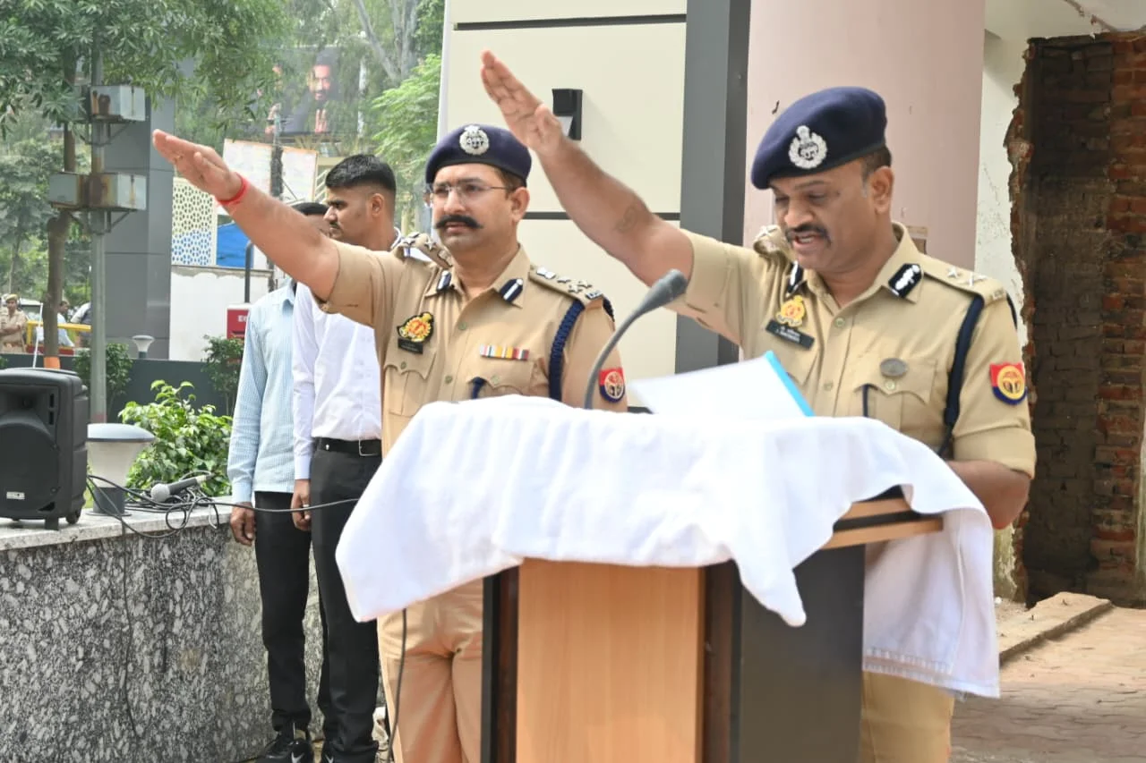 पुलिस कार्यालय प्रांगण में एक विशेष कार्यक्रम का आयोजन