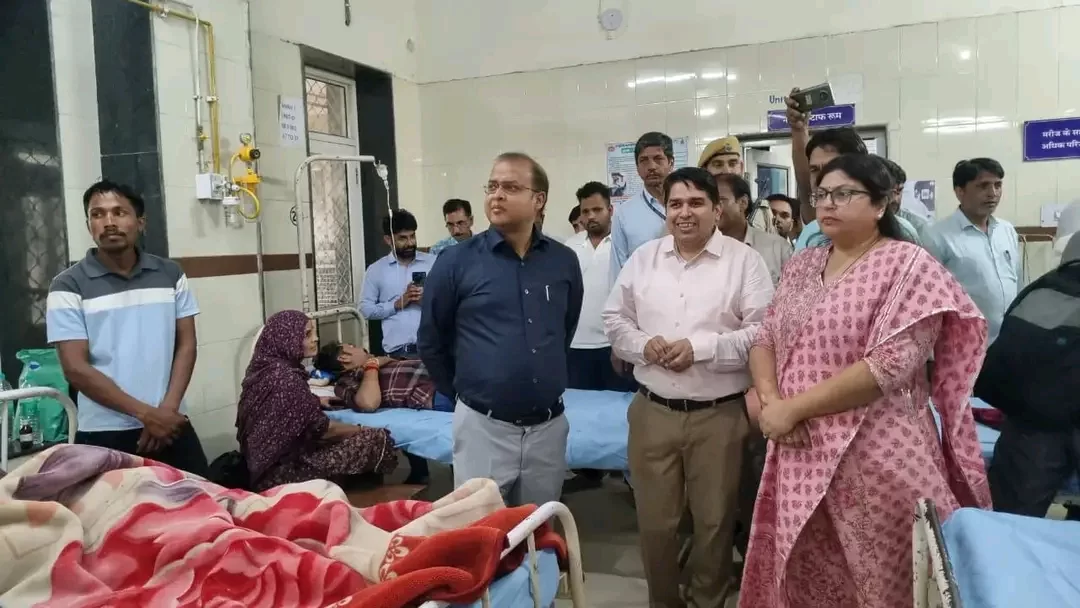 मरीजों से लिया फीडबैक, स्वच्छता और उपचार व्यवस्था सुधारने के दिए निर्देश