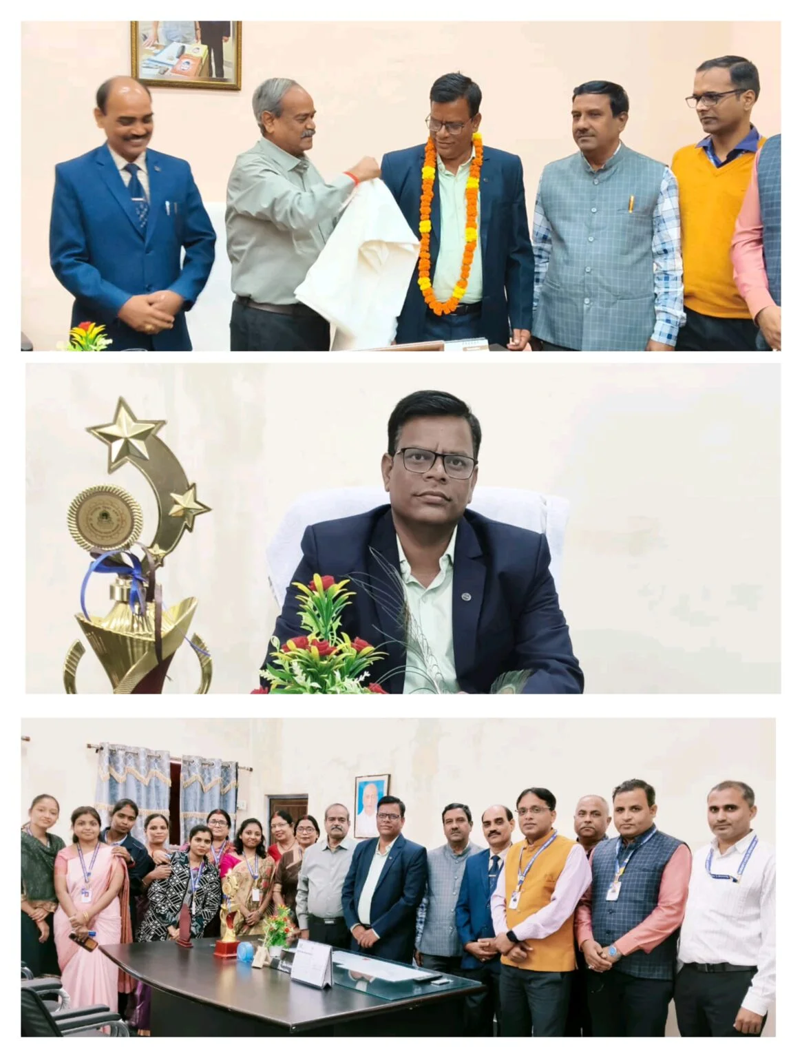 भावंस मेहताश्रम भरवारी के नए निर्माता बने गंगार्बोइना बलाई, निदेशक संदीप दीक्षित ने सौंपा कार्यभार