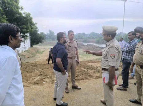 सीओ नगर ने किया सुरक्षा व्यवस्था का निरीक्षण