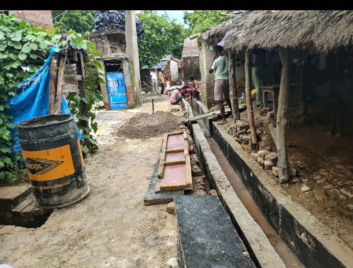 बरसात में जलभराव से मिलेगी राहत, ग्रामीणों ने जताया आभार
