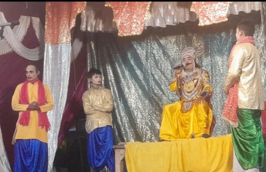 सिराथू के उदहिन बुजुर्ग में अहिल्या उद्धार और सीता स्वयंवर की दिव्य झांकी