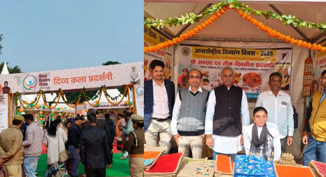 लखनऊ में आयोजित मेले में गोरखपुर की दिव्यांग महिलाओं के जूट उत्पादों ने आकर्षित किया ध्यान