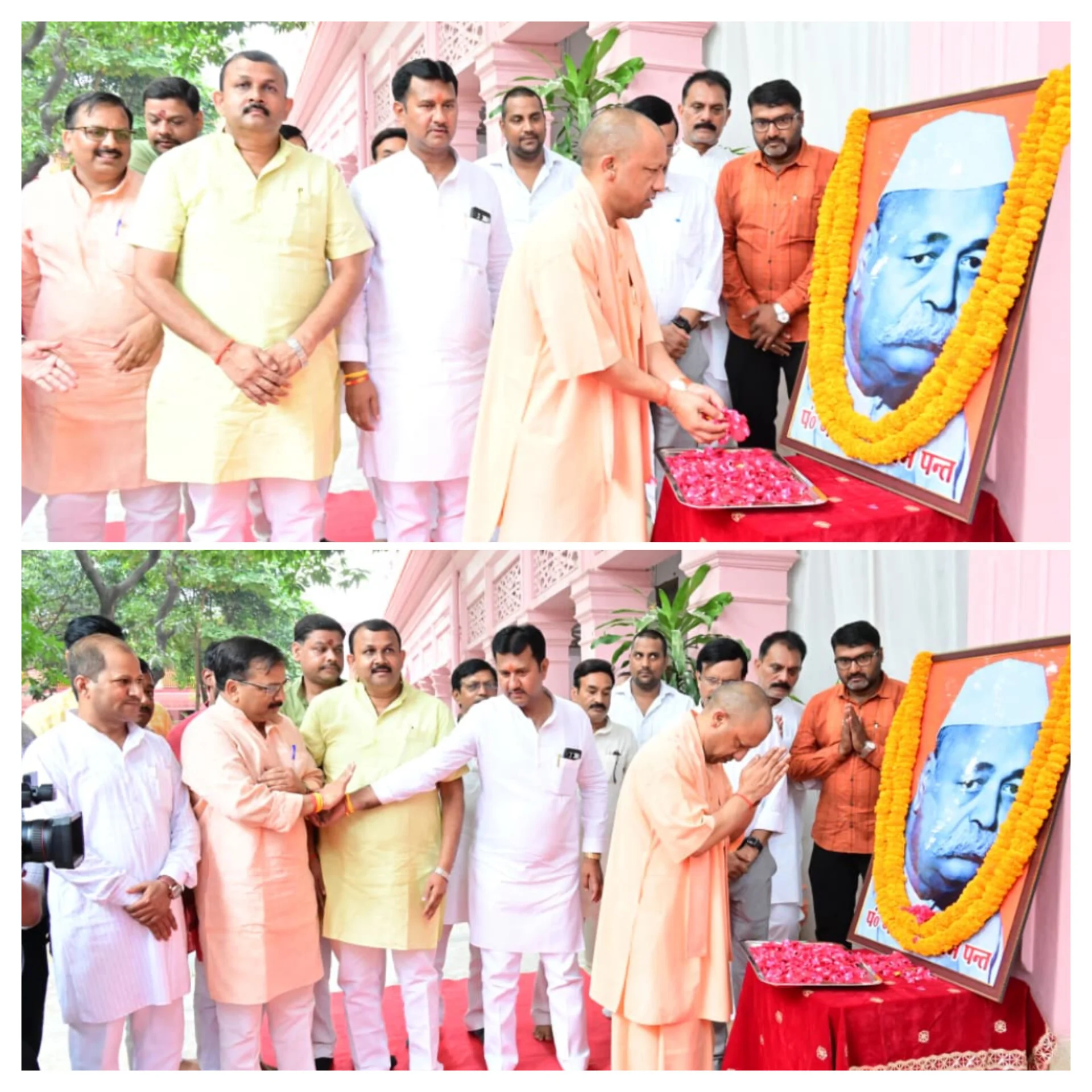 गोरखनाथ मंदिर में सीएम योगी ने यूपी के प्रथम मुख्यमंत्री पंडित गोविंद वल्लभ पंत की 138वीं जयंती पर अर्पित की श्रद्धांजलि