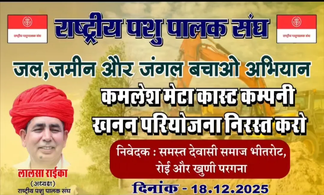800 हेक्टेयर प्रस्ताव पर कल होगी महापंचायत