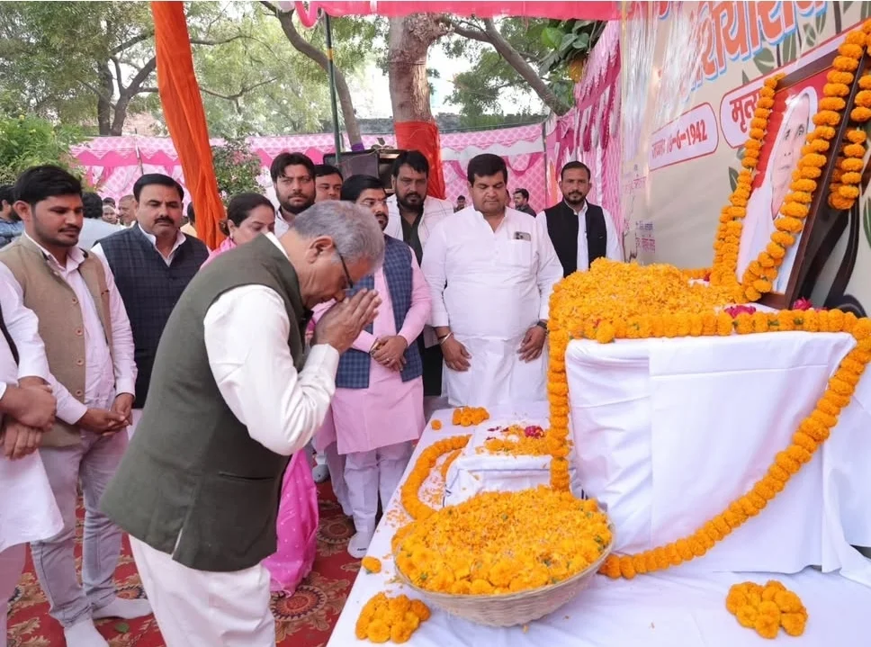 स्याना के अमरपुर गाँव में पूर्व भाजपा जिला महामंत्री की माताजी को श्रद्धांजलि