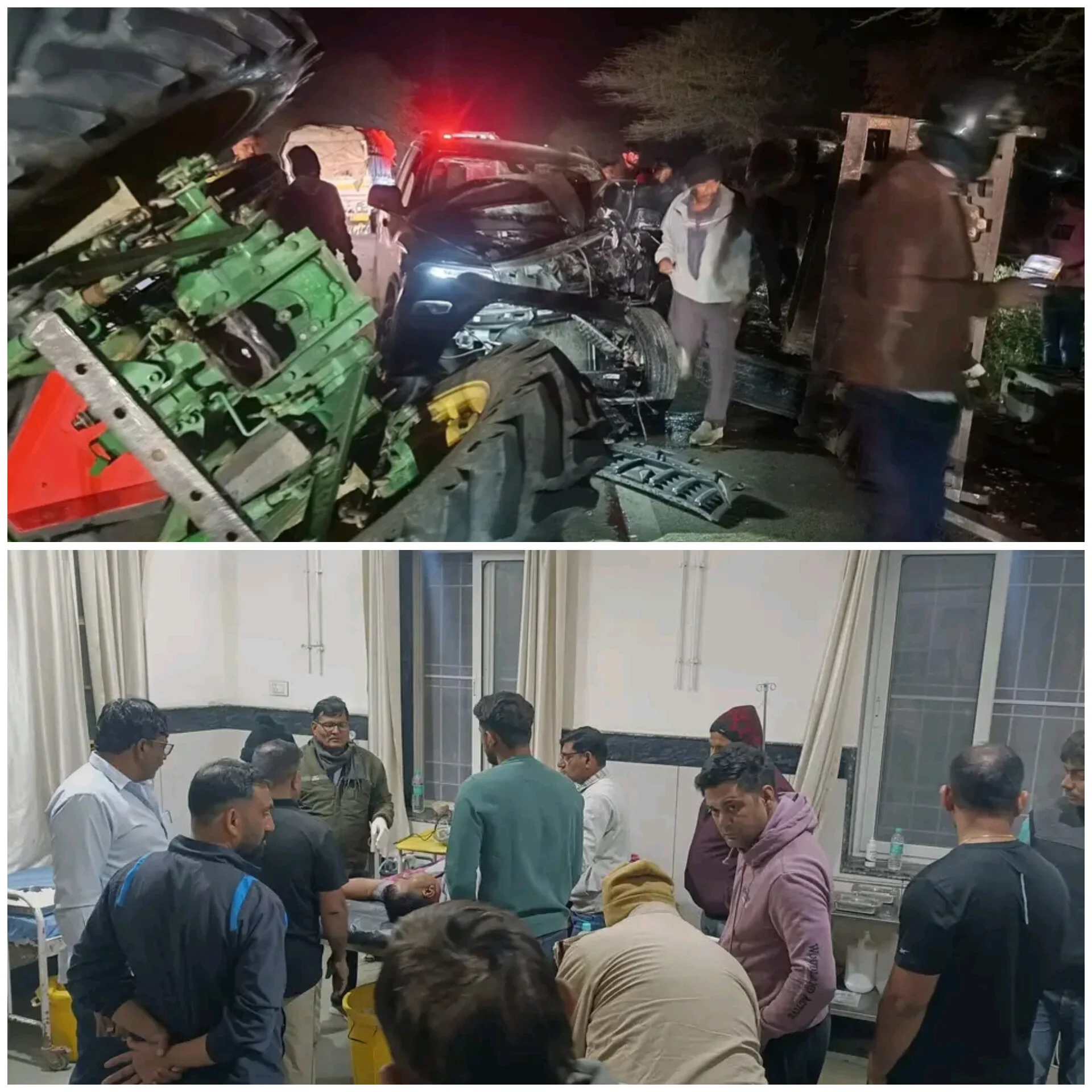 शुक्रवार रात 9 बजे हुआ हादसा
