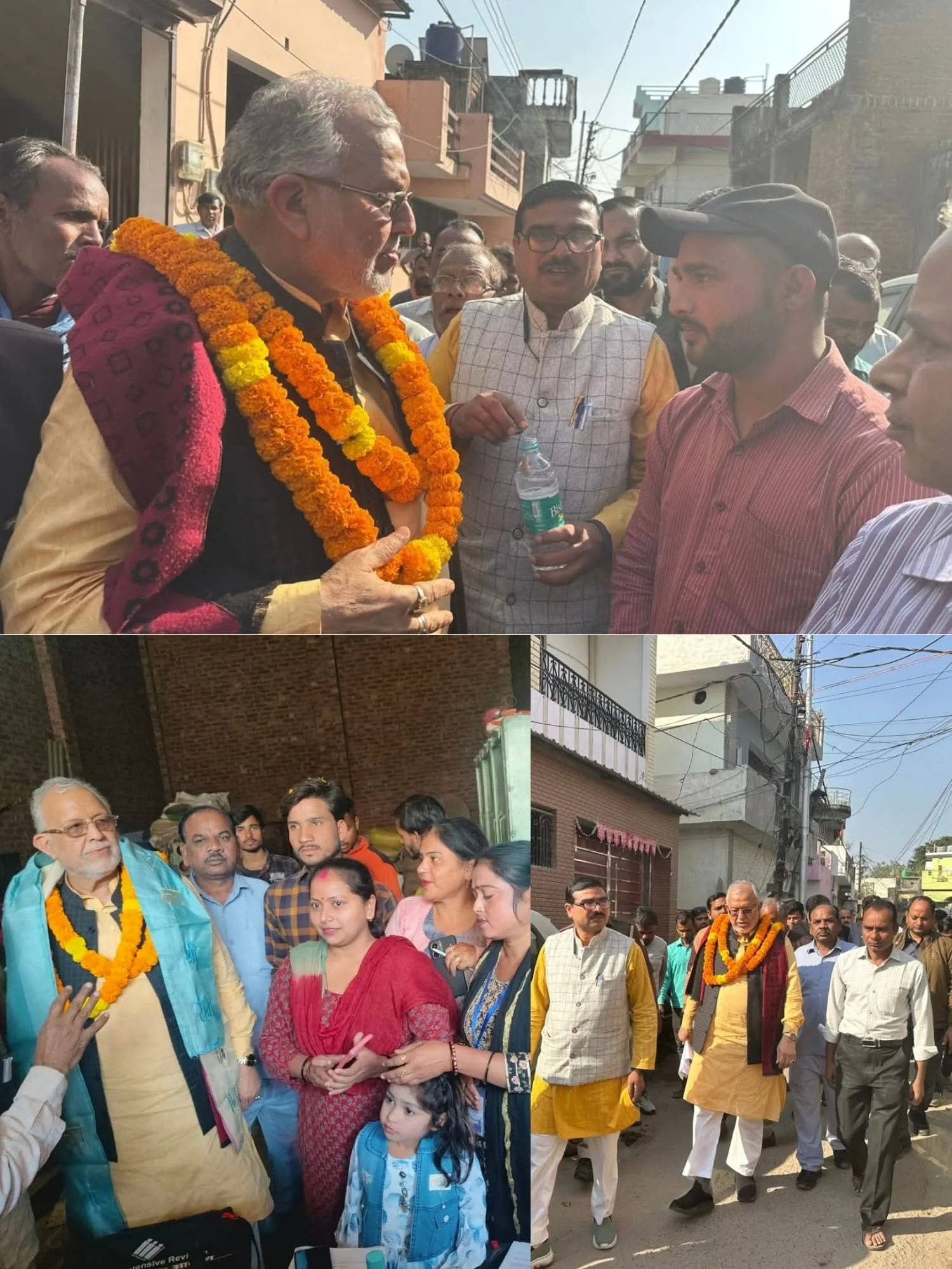 वित्त मंत्री सुरेश खन्ना ने गदियाना में बूथों का किया निरीक्षण