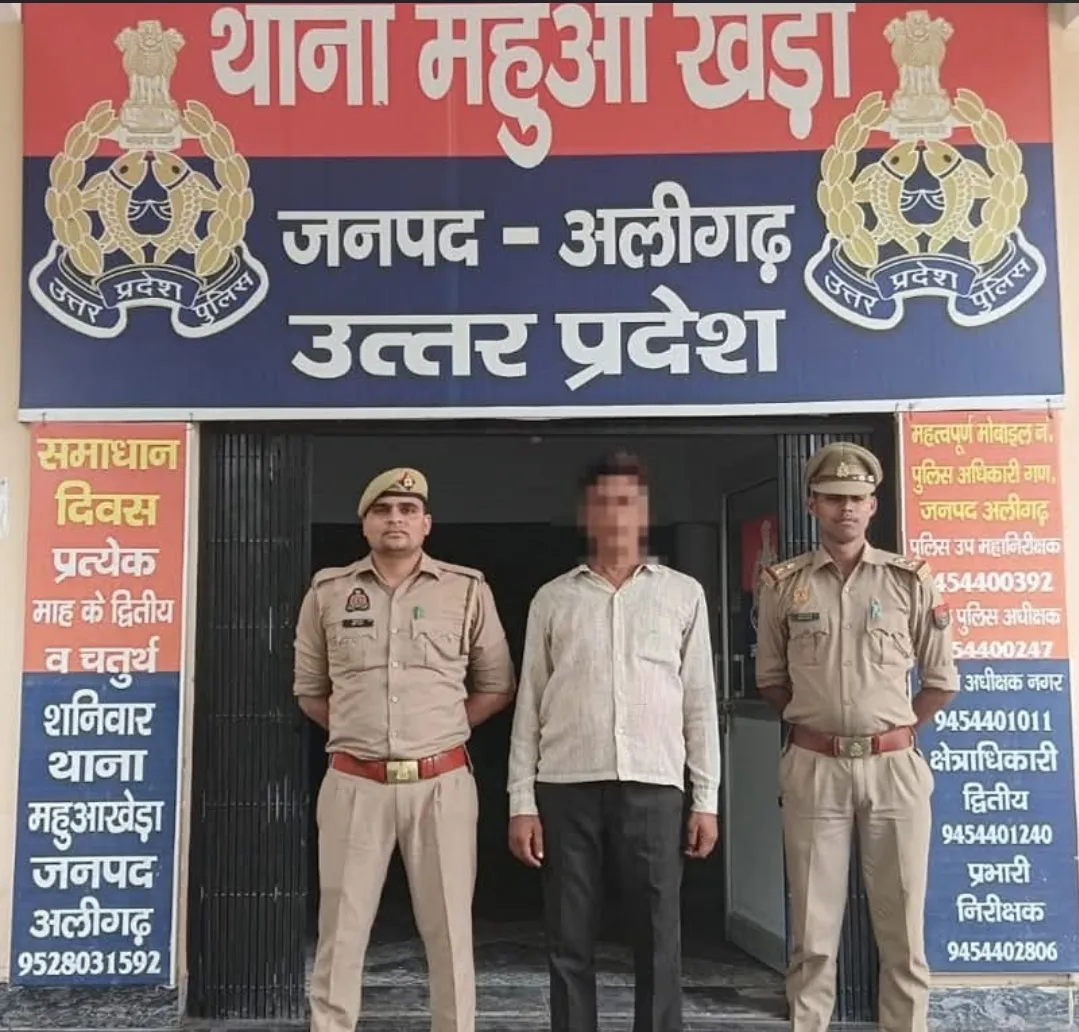 महुआखेड़ा पुलिस की कार्रवाई, वारंटी अभियुक्त अनिल को किया गिरफ्तार