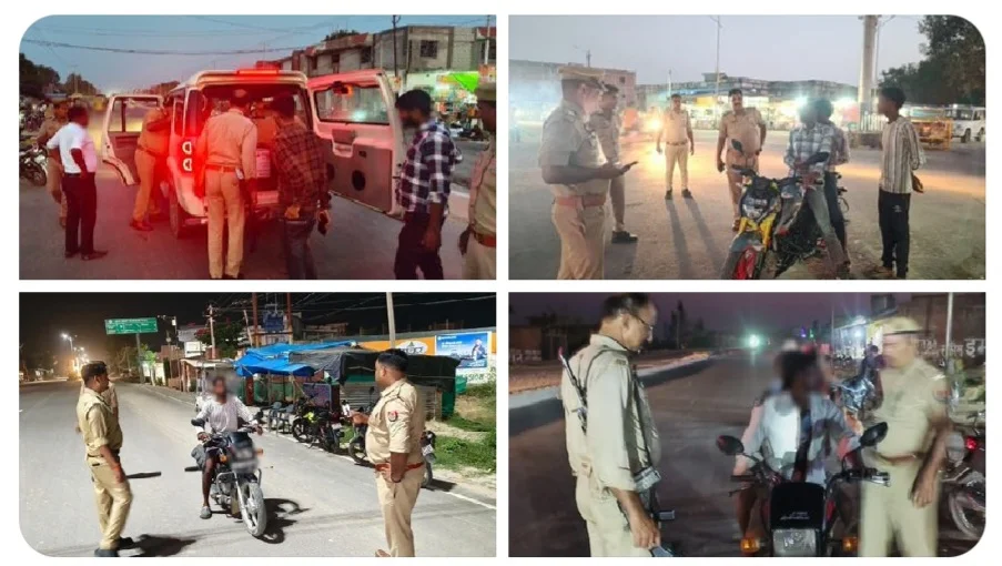 कौशाम्बी: पुलिस अधीक्षक के निर्देश पर चला सघन चेकिंग अभियान, संदिग्धों और वाहनों की गहन जांच