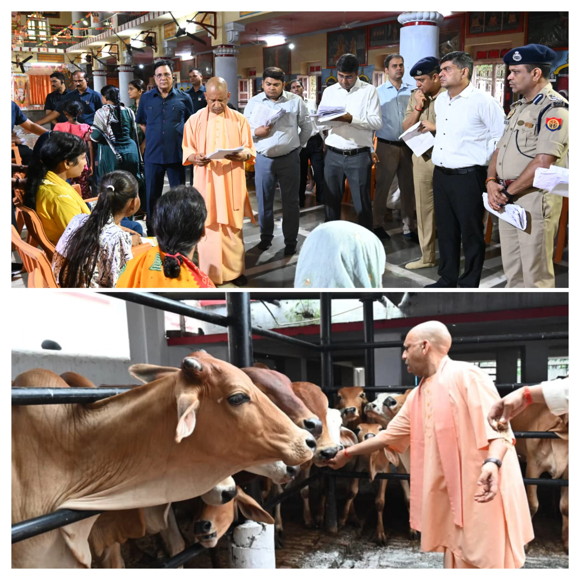बारिश के बीच सीएम योगी का जनता दर्शन, 250 लोगों की सुनीं समस्याएं