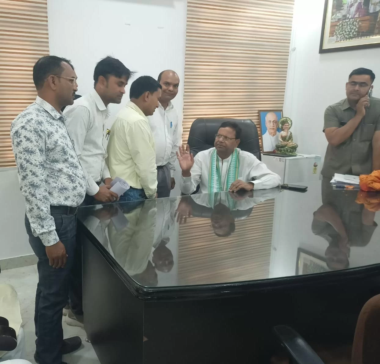 प्रतिनिधि मंडल ने भाजपा प्रदेश अध्यक्ष से की मुलाकात