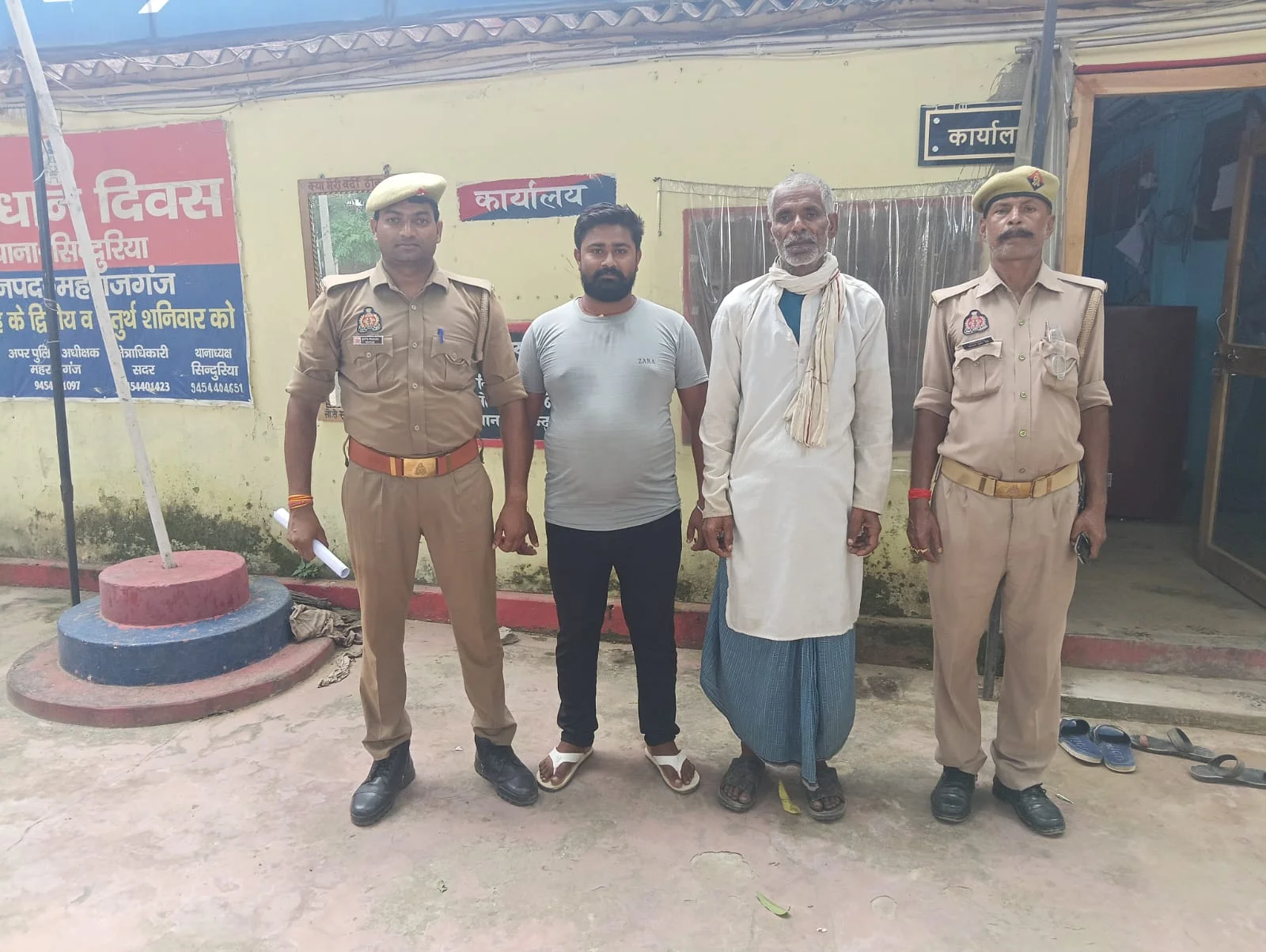 पुलिस ने दोनों अभियुक्तों को भेजा न्यायालय