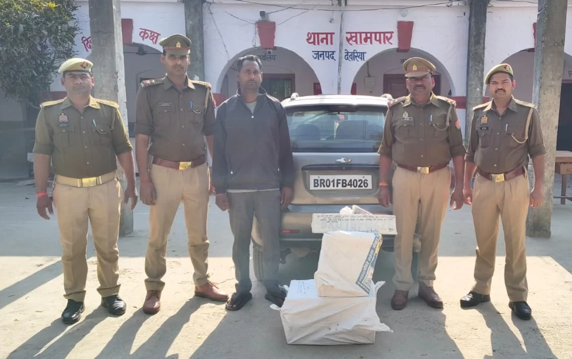 अभियान के तहत थाना खामपार पुलिस ने बड़ी कार्रवाई करते हुए फर्जी नम्बर प्लेट