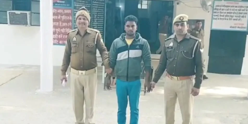 चेकिंग के दौरान मिरहची पुलिस ने पकड़ा अवैध तमंचा लिए युवक