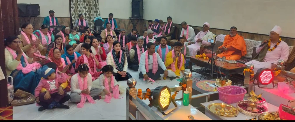 गीता प्रकाश उत्सव व दत्तात्रेय अवतार दिवस पर श्रीकृष्ण मंदिर में भव्य आध्यात्मिक महोत्सव