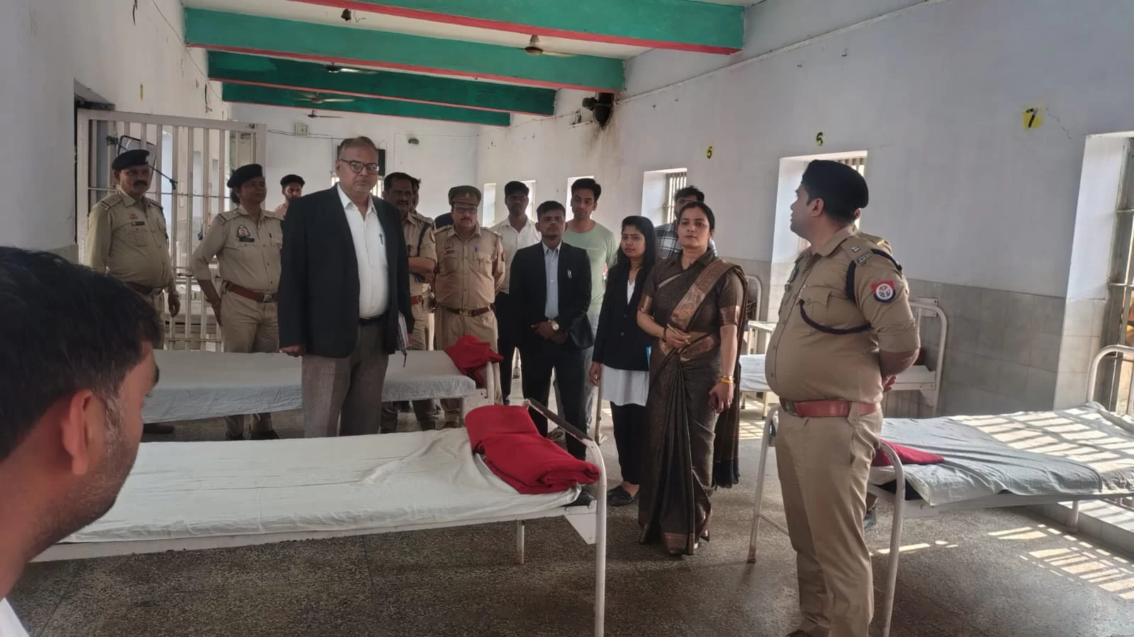 शिविर का आयोजन, व्यवस्थाओं का निरीक्षण
