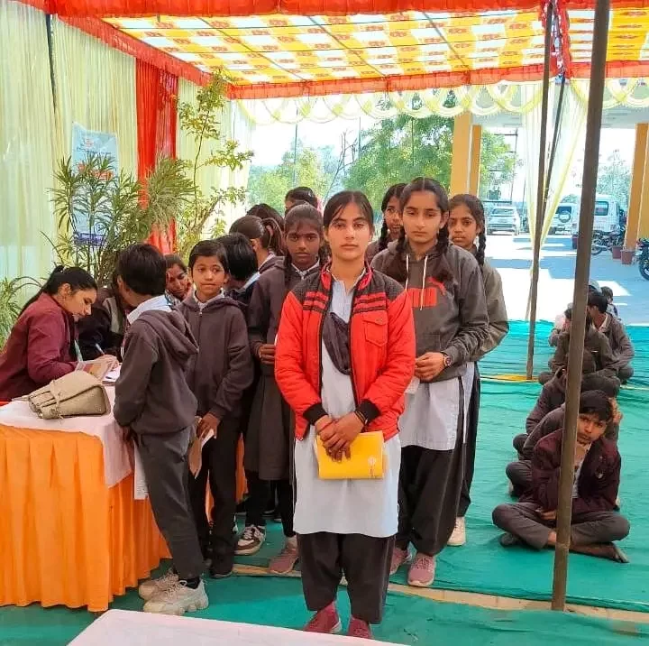 स्वास्थ्य शिविर में 108 बच्चों का हुआ इलाज, 4 को किया उच्च संस्थान रैफर