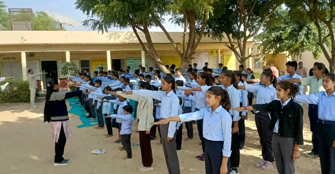 छात्रों ने ली तम्बाकू सेवन न करने की शपथ