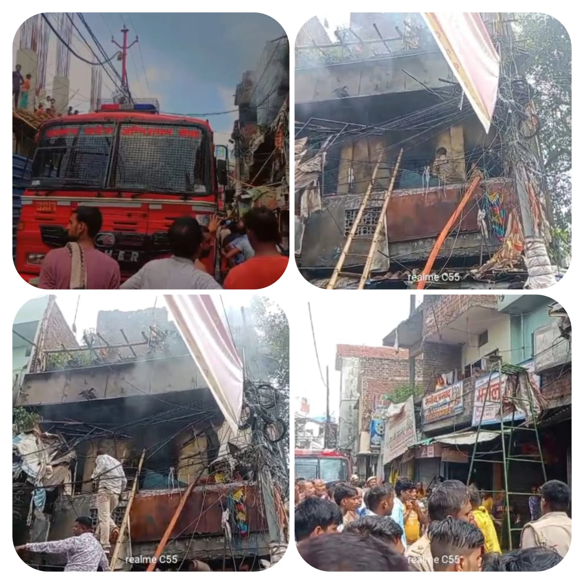 प्रसिद्ध भगेलू समोसा के पट्टीदार प्रहलाद मोदनवाल के मकान में मचा हड़कंप, समय रहते आग पर काबू