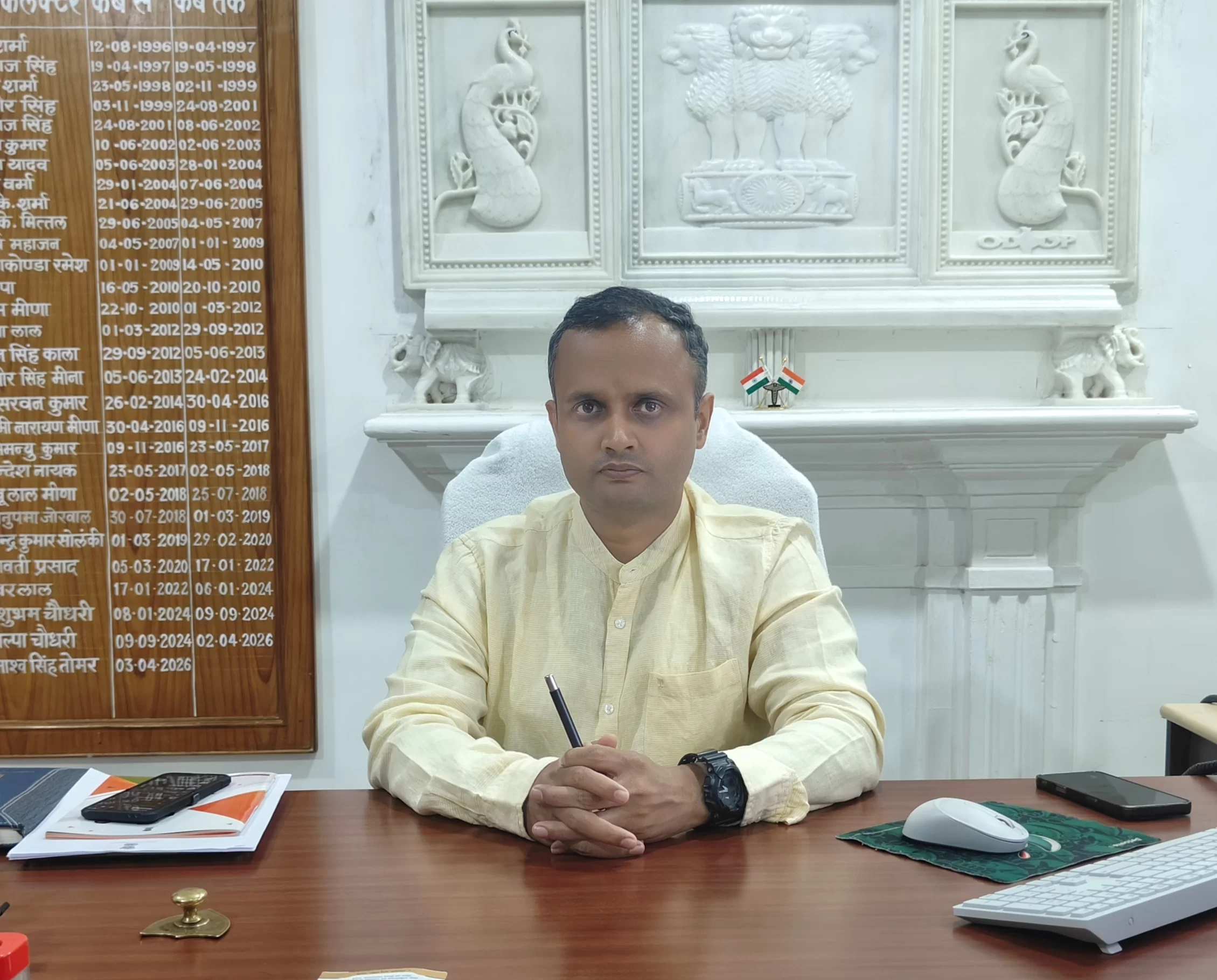 पदभार संभालते ही अधिकारियों को दिए निर्देश
