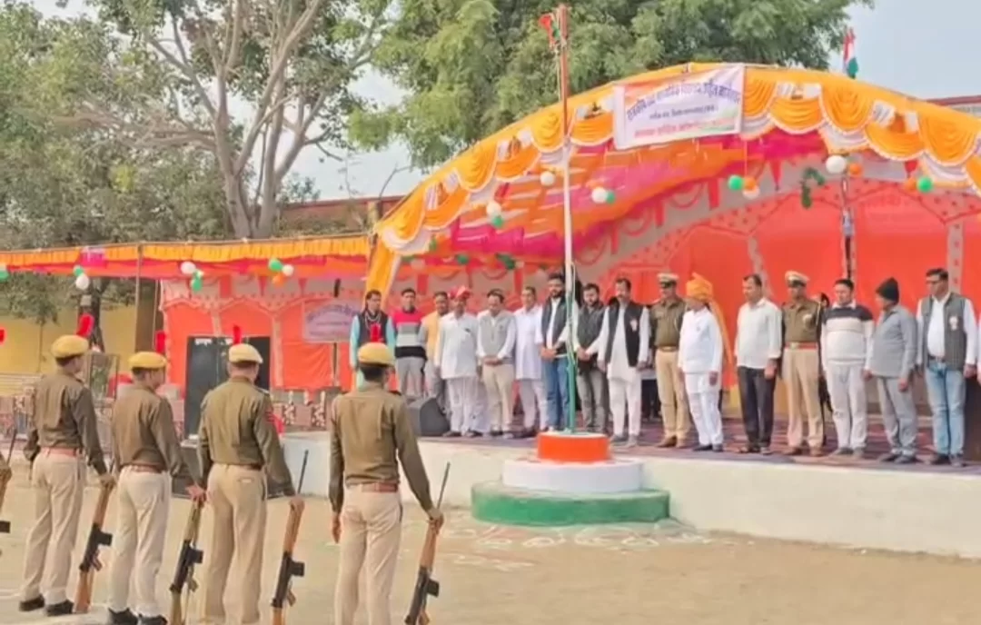 भामाशाह ओर समाजसेवी मोहनलाल जैन ने फहराया तिरंगा