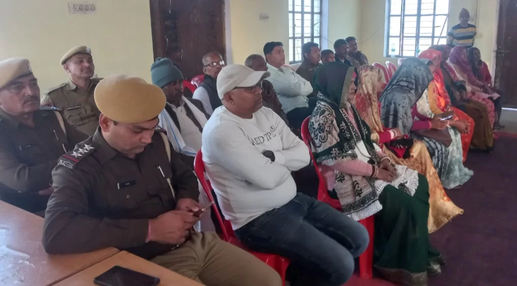 रुदावल में डीजीपी के निर्देश पर ऑनलाइन जनसंवाद, लोगों को साइबर ठगी से किया गया जागरूक