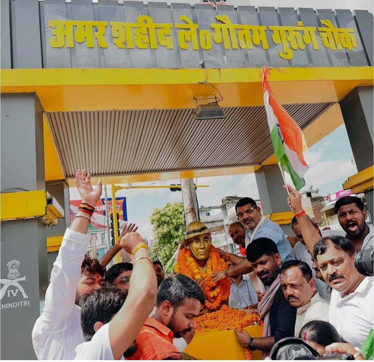 मालवीय नगर मण्डल ने शहीद गौतम गुरुंग को दी श्रद्धांजली