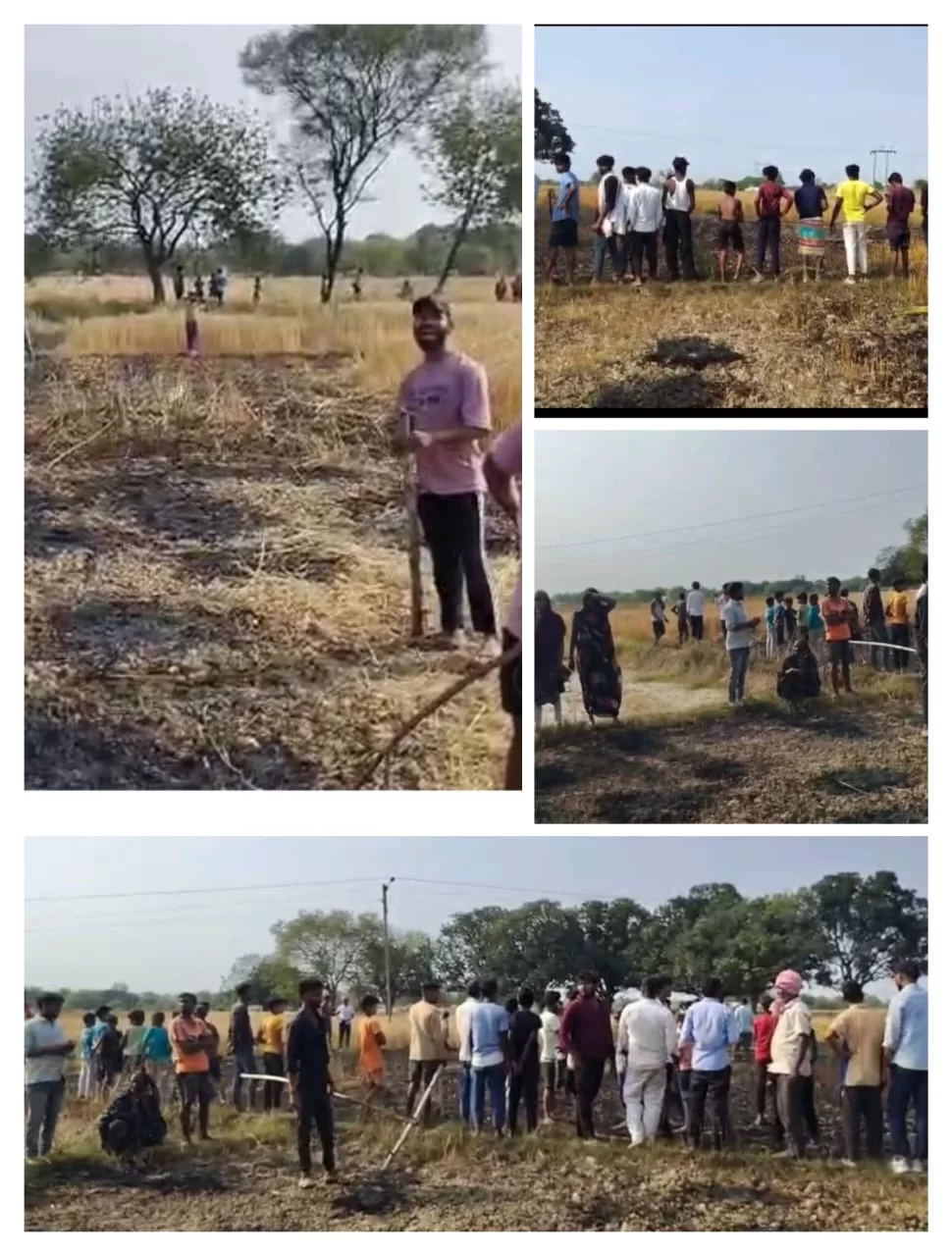 किसानों ने मुआवजे और कार्रवाई की मांग की