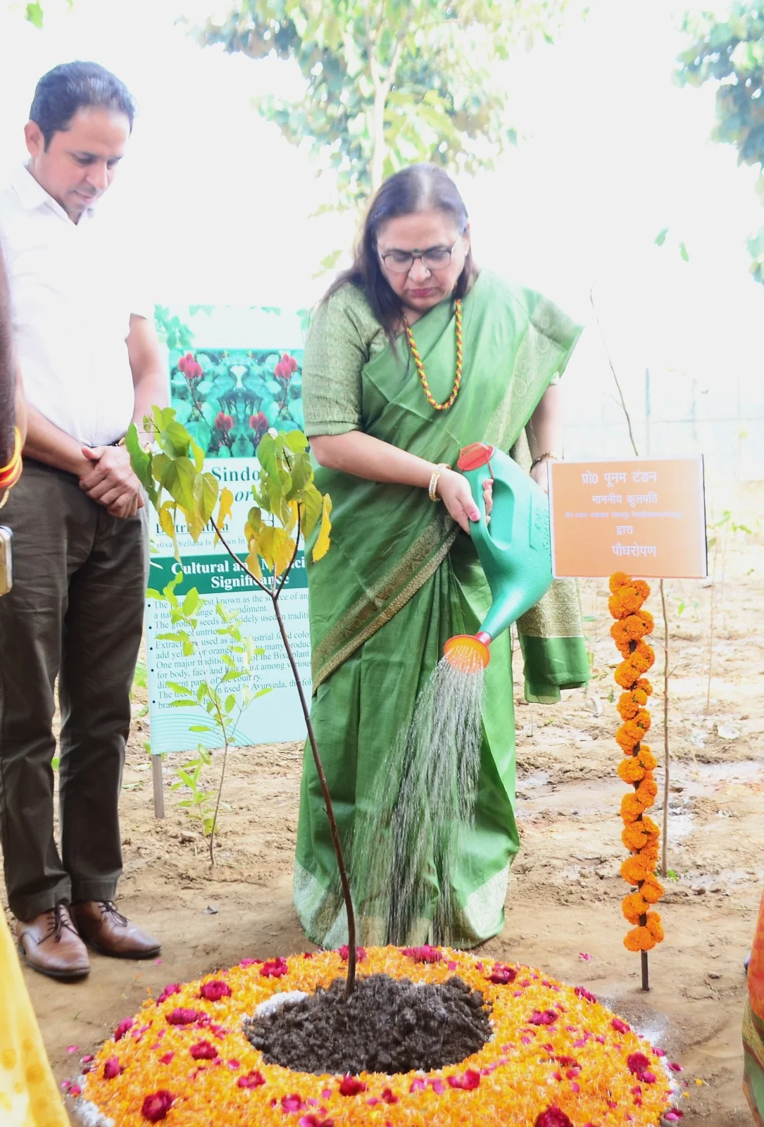 पर्यावरण संरक्षण के संकल्प के साथ विश्वविद्यालय परिसर में विकसित हुआ 7000 पौधों वाला हरित मियावाकी वन