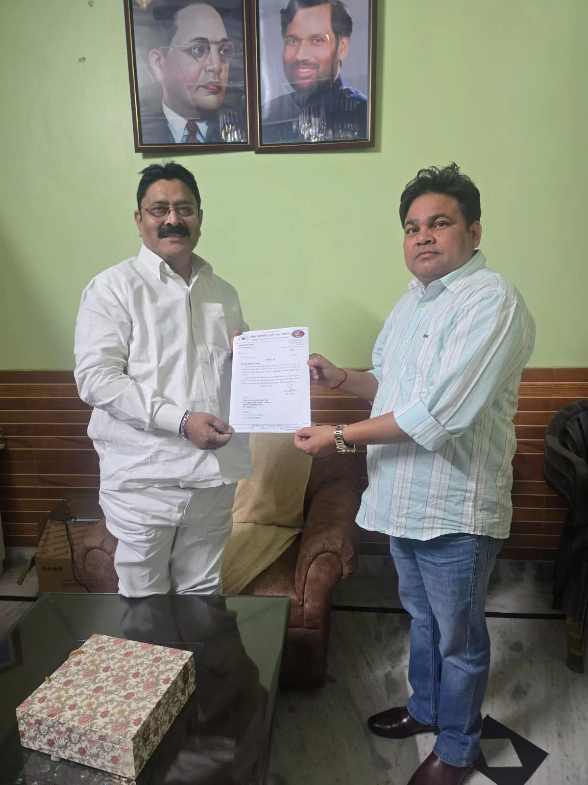 विनोद तेसावर बने जिला अध्यक्ष