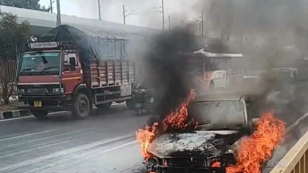 अजरौंदा चौक के पास हुआ हादसा