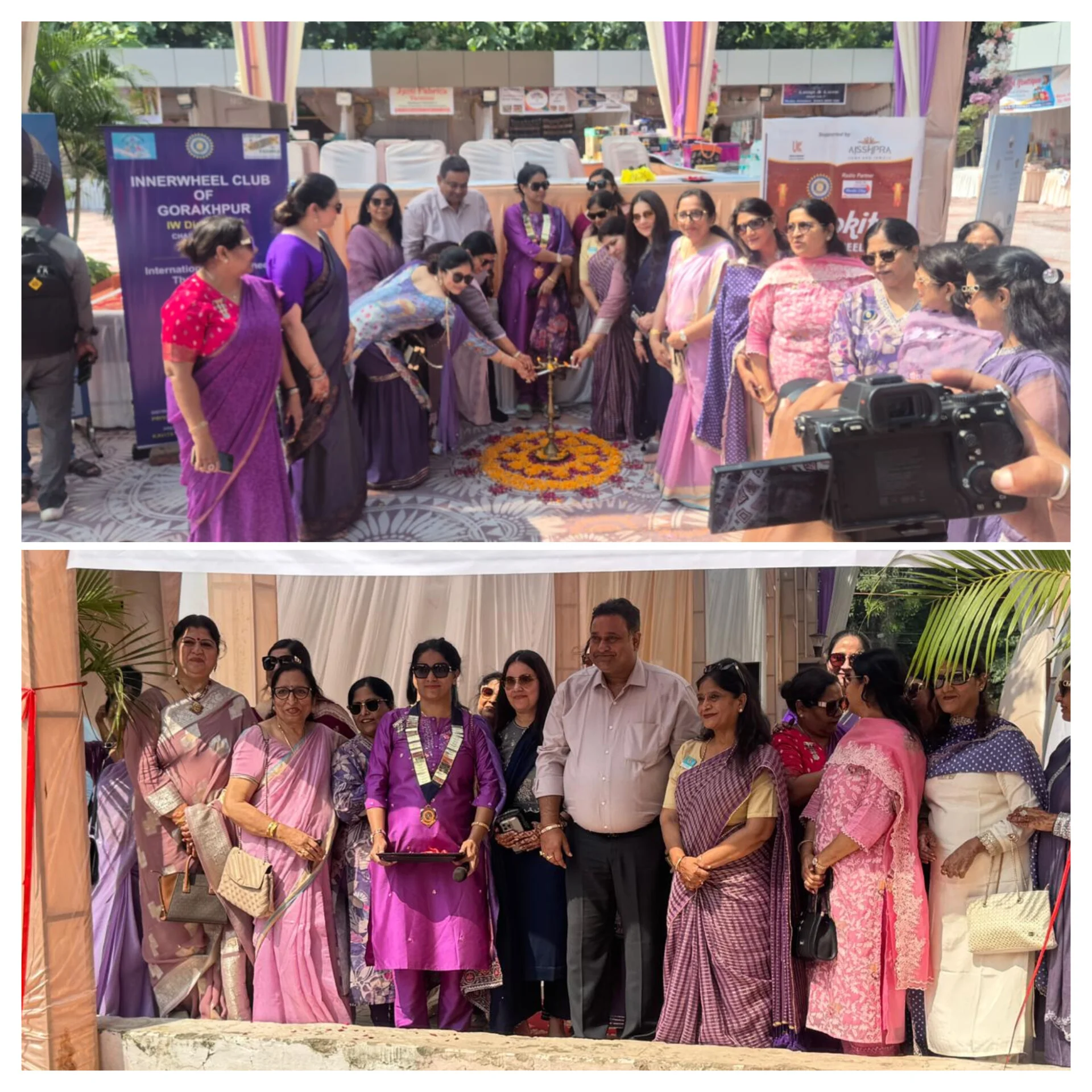 इनर व्हील क्लब ऑफ़ गोरखपुर द्वारा आयोजित मेले में हस्तशिल्प, फैशन, फूड स्टॉल्स और सांस्कृतिक कार्यक्रमों ने जीता दिल, हर दीपक बना आशा का प्रतीक
