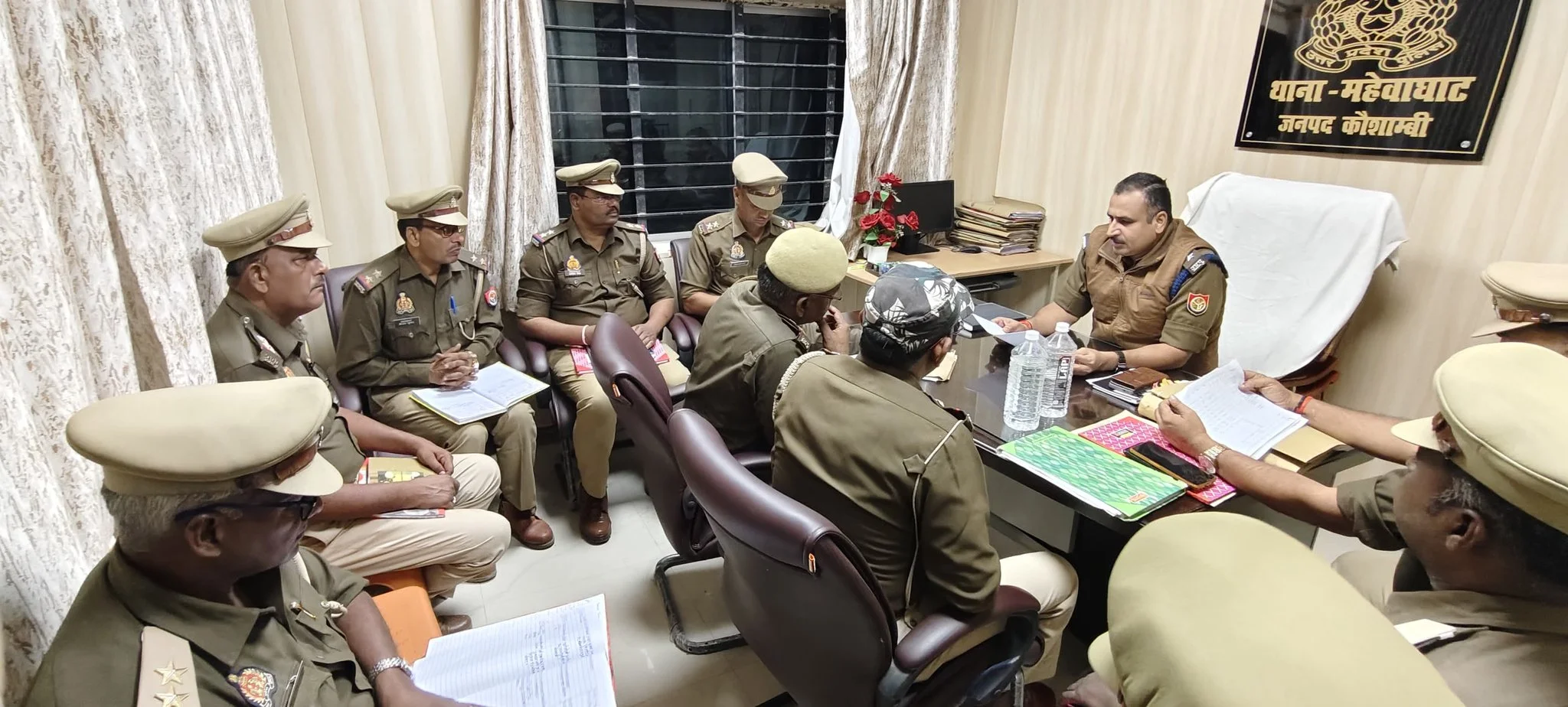 क्षेत्राधिकारी कौशाम्बी ने थाना महेवाघाट में लंबित विवेचनाओं की समीक्षा कर दिए सख्त निर्देश