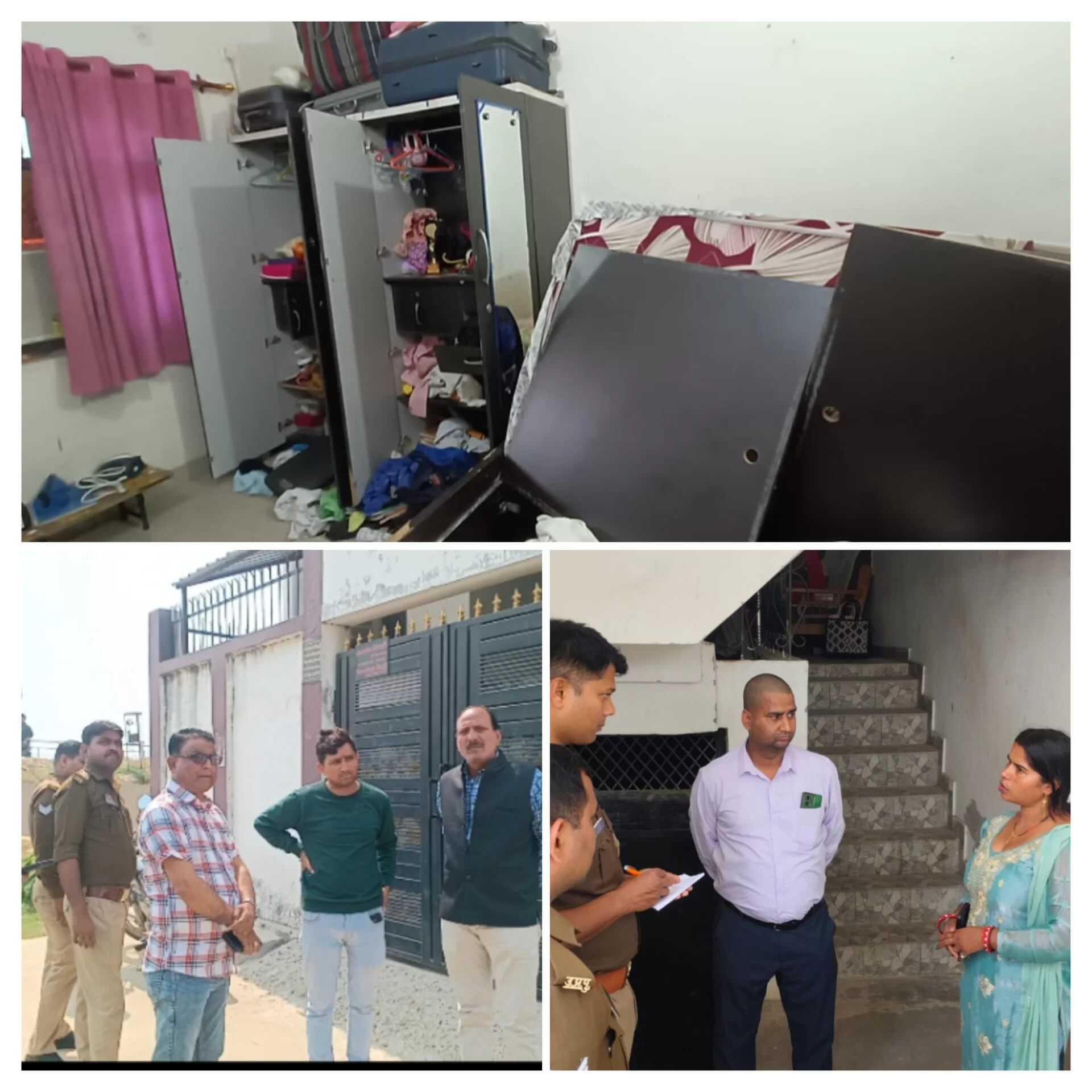 लाखों के जेवरात व नकदी पार