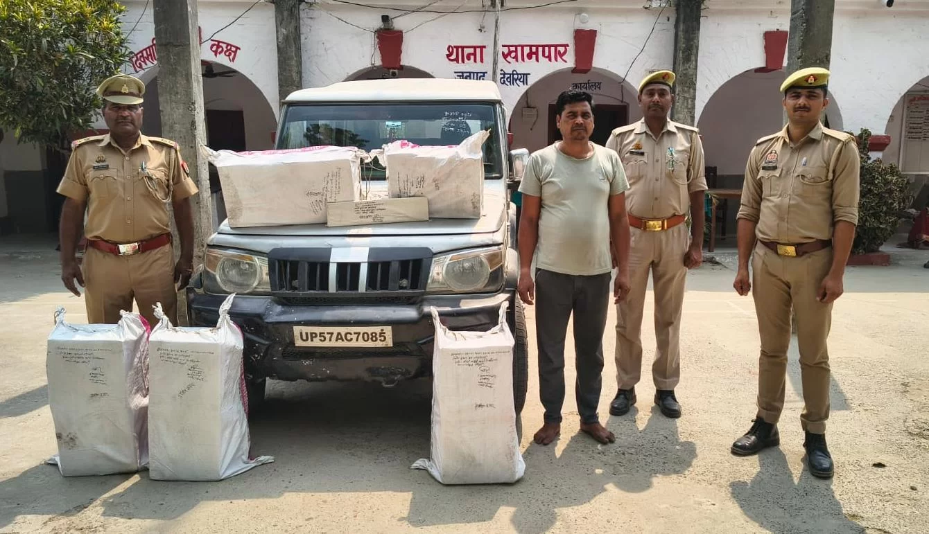 से 172.8 लीटर अंग्रेजी शराब बरामद, एक गिरफ्तार