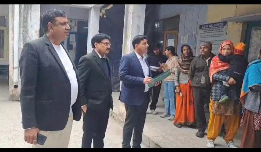 फरीदाबाद की उप तहसील गौछी का औचक निरीक्षण