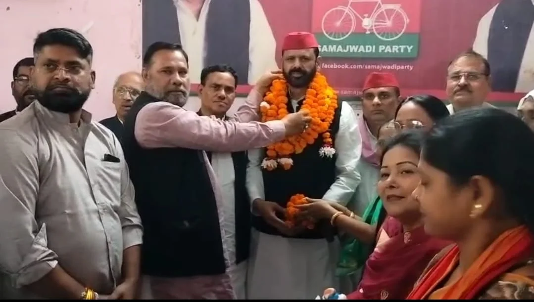 सपा के राष्ट्रीय सचिव बनने के बाद पहली बार पहुंचे बांदा
