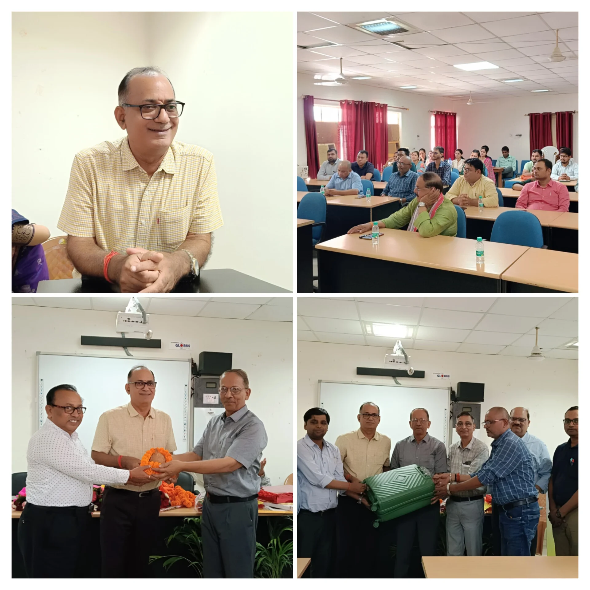 दीनदयाल उपाध्याय गोरखपुर विश्वविद्यालय में प्रो. त्रिपाठी की 42 वर्षों की सेवा के सम्मान में भावभीनी विदाई